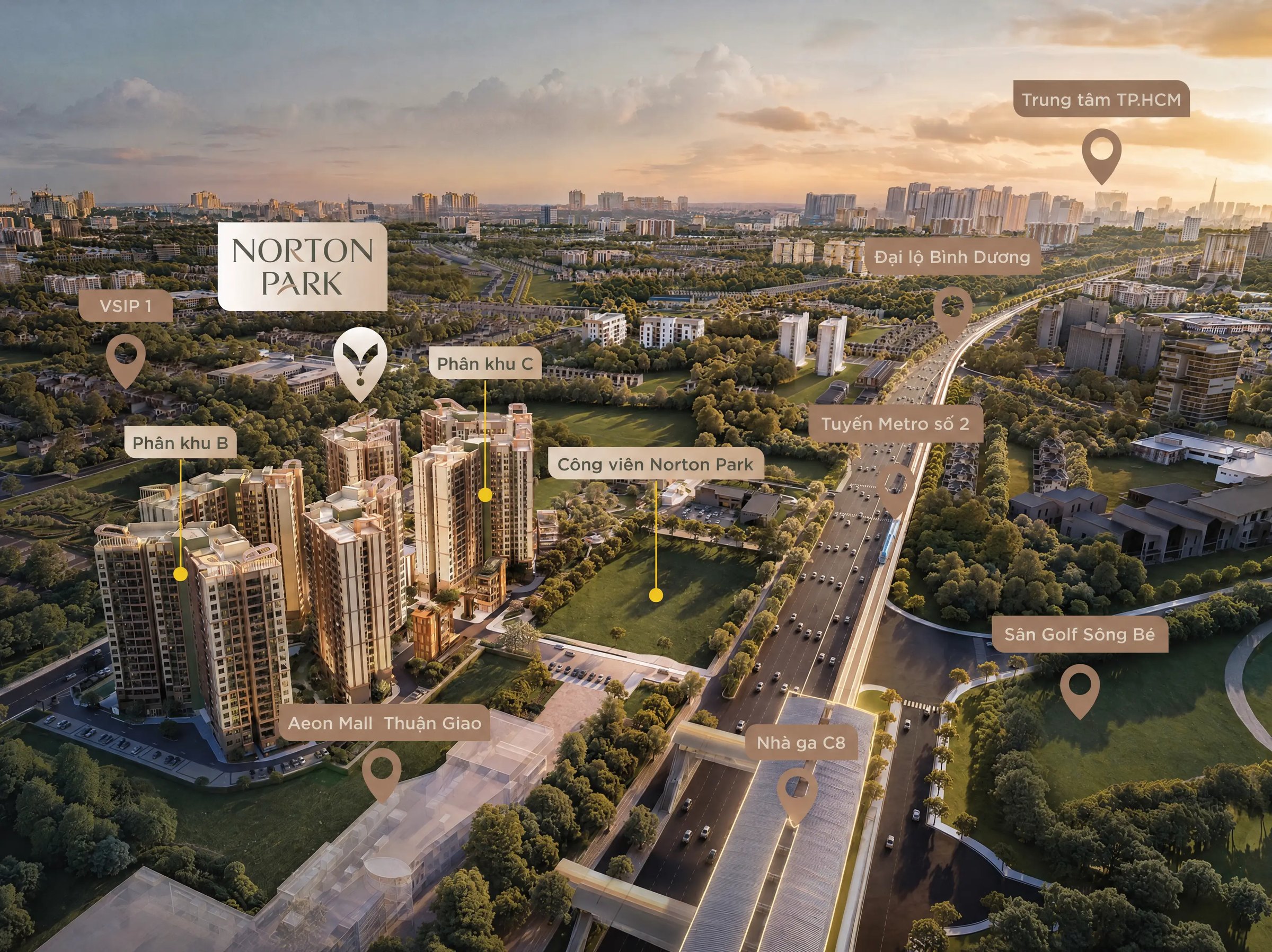 Tâm điểm kết nối Norton Park